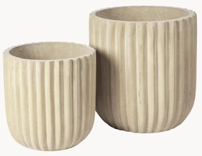 Súprava obalov na kvetináče Fiber, 2 ks