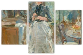 Obraz - Berthe Morisoti, In the Dining Room, reprodukcia (90x60 cm)