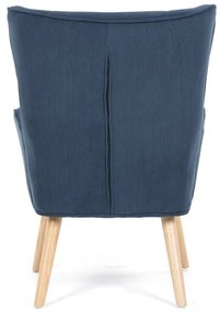 Autronic BONTEC Kreslo ušiak, modrá, menčestrová látka, AK-314 BLUE2 Farba: Ružová