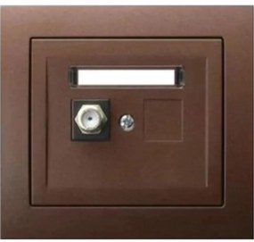 Jednoduchá anténová zásuvka typu F GPA-1WF/52