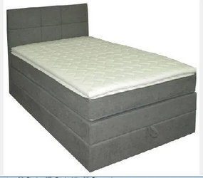 XXXLutz BOXSPRINGOVÁ POSTEĽ, 140/200 cm, sivá Hom`in - Postele - 001933000801