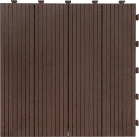 Gumová dlaždica COSMOPOLITAN 45 x 45 cm, hnedá, zosilnená 2,5 cm MHEU5100189