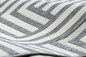 Koberec SPRING 20421332 labyrint Sisalový -krémový/ sivý