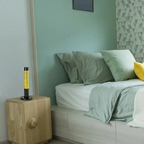 Rabalux 76029 dekoratívna lávová stolná LED lampa Lavastic, žltá