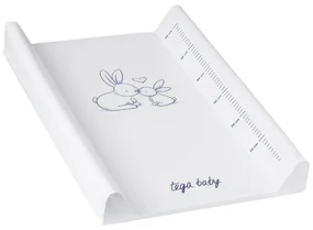 Tega Baby, Prebaľovacia podložka s mierkou rastu - zajačiky, biela