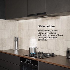 Klarstein Velaire výsuvný digestor 60 cm, Elegantný, minimalistický, výkonný, EEC A++, 896 m³/h