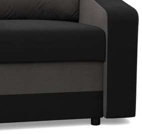 Pohovka ORION čierna / sivá