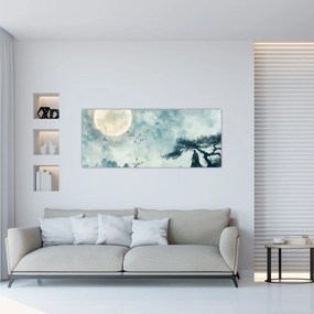 Obraz - Maľba splnu (120x50 cm)