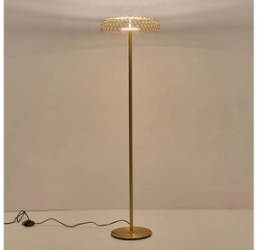 LED Stojacia lampa LED/10W/230V 3000K zlatá
