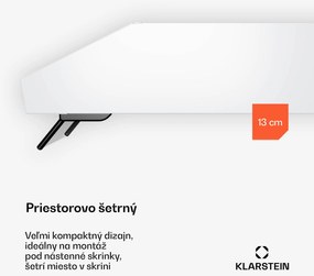 Klarstein Purista Force digestor, Kompaktný, 384,8 m³/h, EEK C, Technológia dvoch motorov