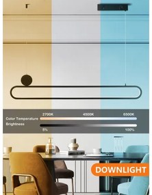 Immax NEO 07231L - LED Stmievateľný luster na lanku LITE OVALE LED/50W/230V + DO