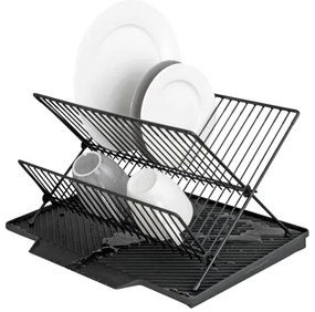 WENKO 54771100 - Odkvapkávač NELIA 34x40 cm čierny