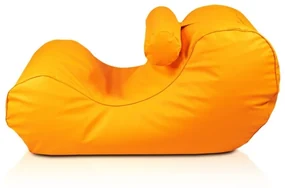 EF1046 Ecopuf Sedací vak Ecopuf - HOGAN - ekokoža E4 - Oranžová