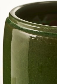 Ib Laursen Keramický obal na květiny Saigon Olive Green S