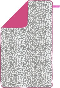 XXXLutz PLÁŽOVÁ OSUŠKA, 80/160 cm, pink, svetlosivá S. Oliver - Kúpeľňový textil - 003252027101