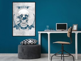 Artgeist Plagát - Life Is Brutal [Poster] Veľkosť: 30x45, Verzia: Zlatý rám