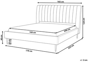 Manželská posteľ 160 cm Marvik (zelená). Vlastná spoľahlivá doprava až k Vám domov. 1081282