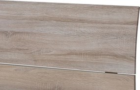 Posteľ Ela 180x200 cm,dub Sonoma, s roštami  a perinákmi