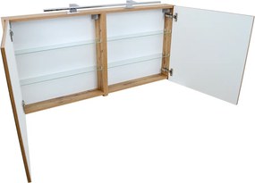 Comodo Zrkadlová skrinka Ideal OW 120 ZS LED-CR s osvetlením Any LED 80 CR, chróm
