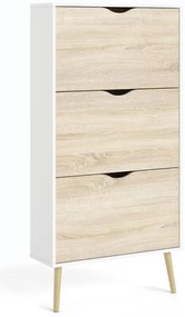 Skrinka na topánky v dubovom dekore Tvilum Oslo