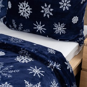 4Home Obliečky mikroflanel Midnight Snowfall, 140 x 220 cm, 70 x 90 cm