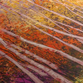 Obraz farebného lesa (150x105 cm)