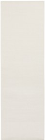 BT Carpet - Hanse Home koberce Behúň Nature 103531 Cream White – na von aj na doma - 80x500 cm