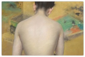Obraz - William Merritt Chase, Study of Flesh Color and Gold, reprodukcia (90x60 cm)