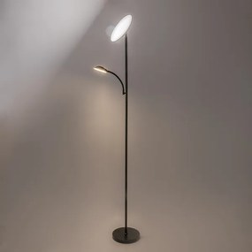 Rabalux 74084 - LED stmievateľná stojacia lampa HALINA 23W/230V 3000/4200/6500 čierna