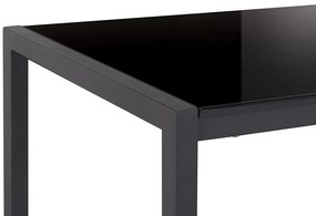 Rozkladací jedálenský stôl 120/160 x 80 cm čierny GRANADA Beliani