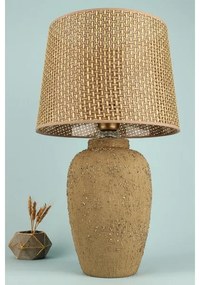 Stolná lampa RAMZES 1xE27/40W/230V hnedá