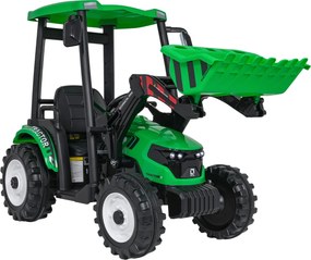 Ramiz MEGA Traktor D68 s prívesom zelený