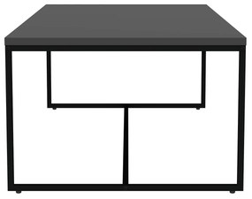 Konferenčný stolík pili 120 x 60 cm čierny MUZZA