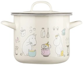 Hrniec Moomins Bon Appétit 2,5l, smalt / béžový