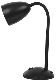 Stolná lampa Logic, 1x čierne kovové tienidlo, b