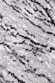 Koberec MAYA PR117 sivý / čierny ovál