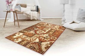 Sintelon, Kusový koberec Practica A2 / CEC, 200x300, červená, chodba / predsieň