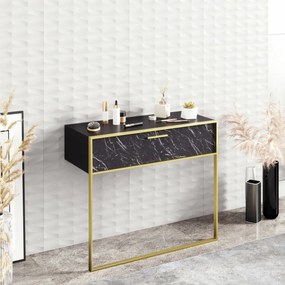Dekoratívny stôl Polka Black