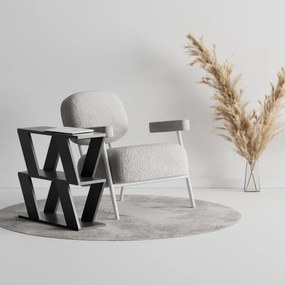 Odkladací stolík Houseland Lazena antracitově sivý