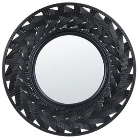 Nástenné zrkadlo Tempest (čierna) . Vlastná spoľahlivá doprava až k Vám domov. 1076136