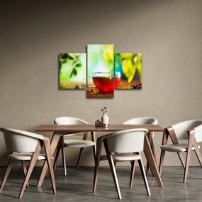Obraz - Zátišie s čajom (90x60 cm)