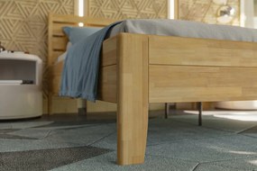 Amara Beds Celomasívna posteľ z buku Lugo, 180x200 cm, prevedenie BK1 prírodná