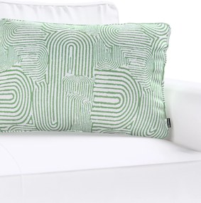 Gabika so šnúrkou, obliečka 60x40cm farba produktu zelená látka zapletaná, vzorované