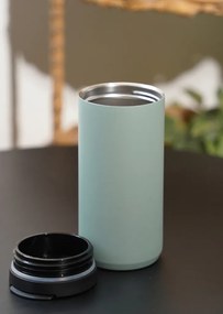 Svetlosivý termohrnček BEKER 400 ml