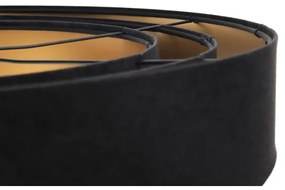 Luster na lanku TRINITI 1xE27/60W/230V čierna/zlatá