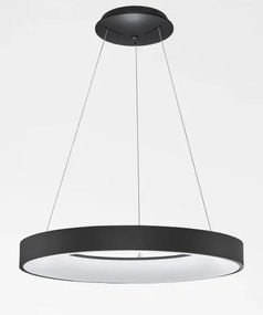 LED luster Rando Thin 60 4000K čierne