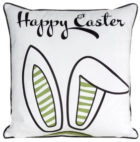VEĽKONOČNÁ DEKORAČNÁ OBLIEČKA NA VANKÚŠ EASTER52 45X45 CM VZOROVANÁ
