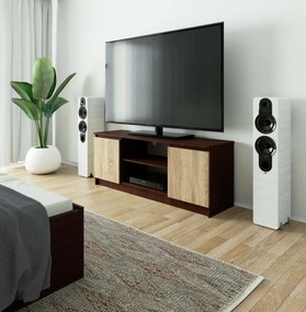 TV stolík Beron 140 cm wenge/sonoma