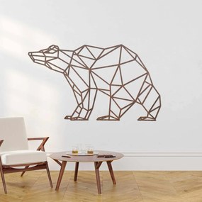 Drevený obraz na stenu Geometrický medveď | BRUKO: HDF - Javor 60 x 34 cm 4399-83168 HDF0244
