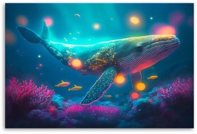 Gario Obraz na plátne Magická veľryba Rozmery: 100 x 70 cm